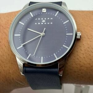 Silver & Blue Joseph Abboud Men’s Watch